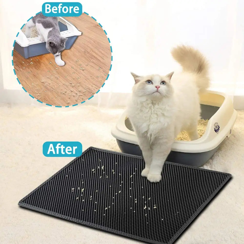 Kitty Comfort Double-Layer Litter Mat