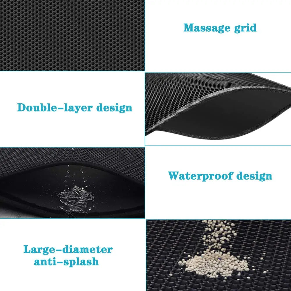 Kitty Comfort Double-Layer Litter Mat