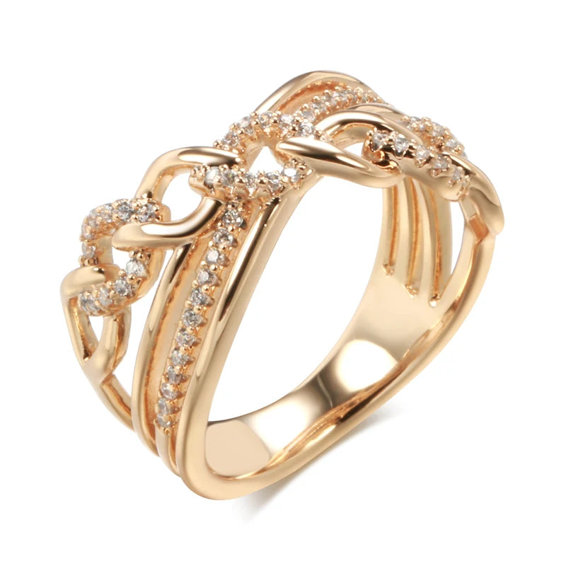 Modern Splendor Zircon Ring