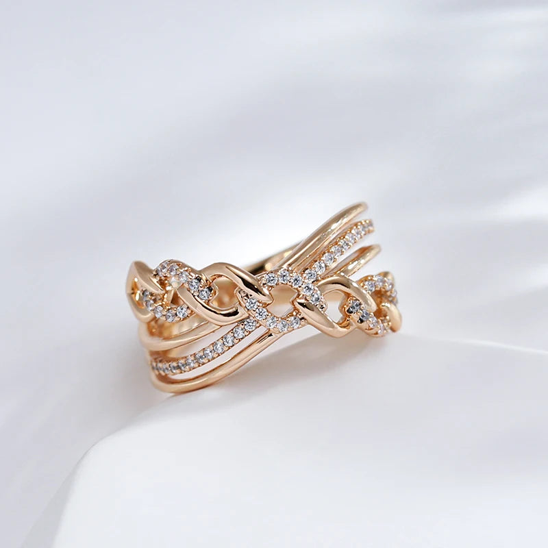 Modern Splendor Zircon Ring