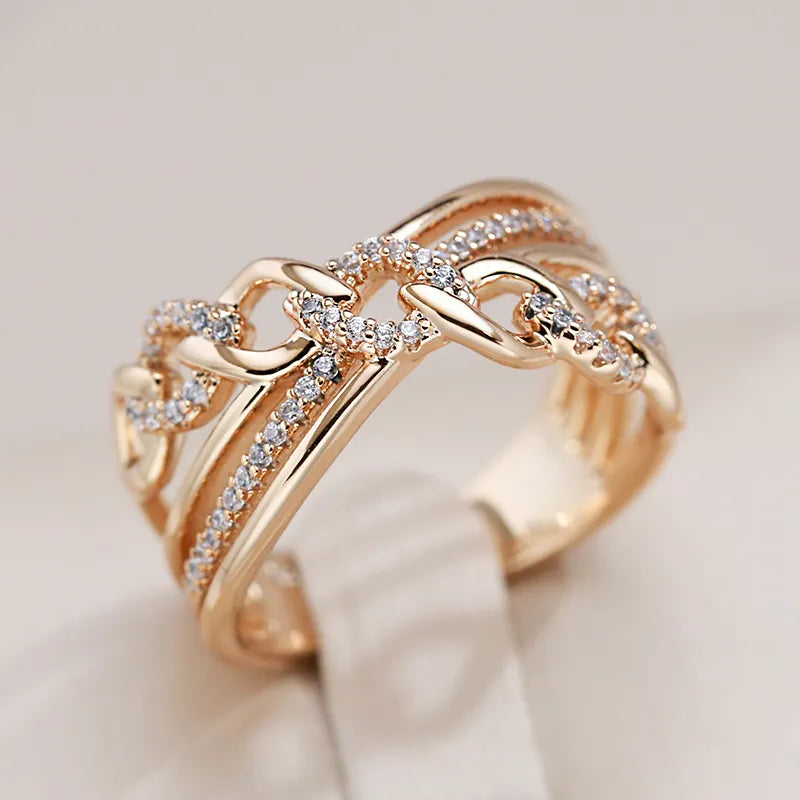 Modern Splendor Zircon Ring