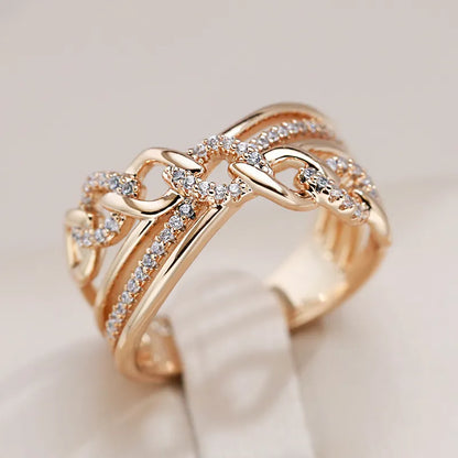 Modern Splendor Zircon Ring