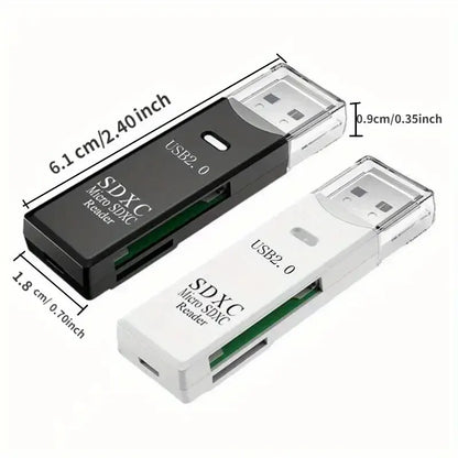 SpeedRush 2-in-1 Micro SD Card Reader