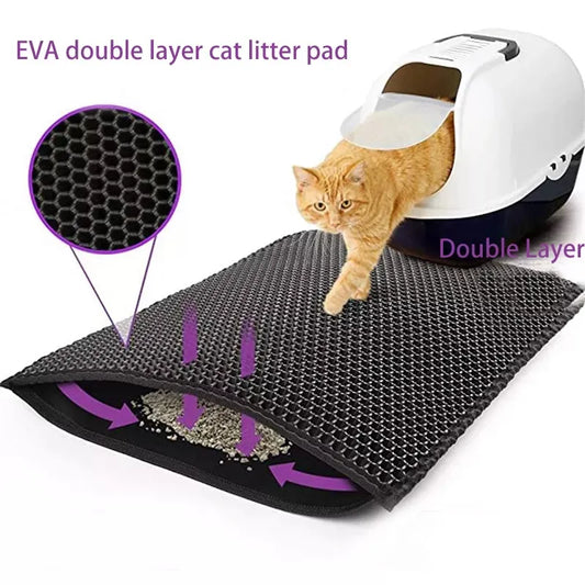 Kitty Comfort Double-Layer Litter Mat